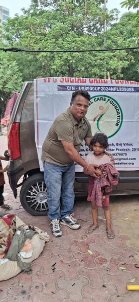 Clothing and school support for children by VFC Social Care Foundation